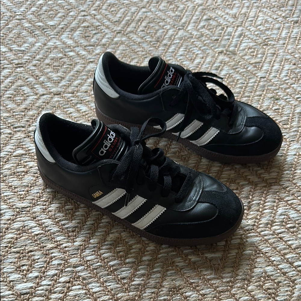 Adidas Black and White Sneakers with Sleek Design